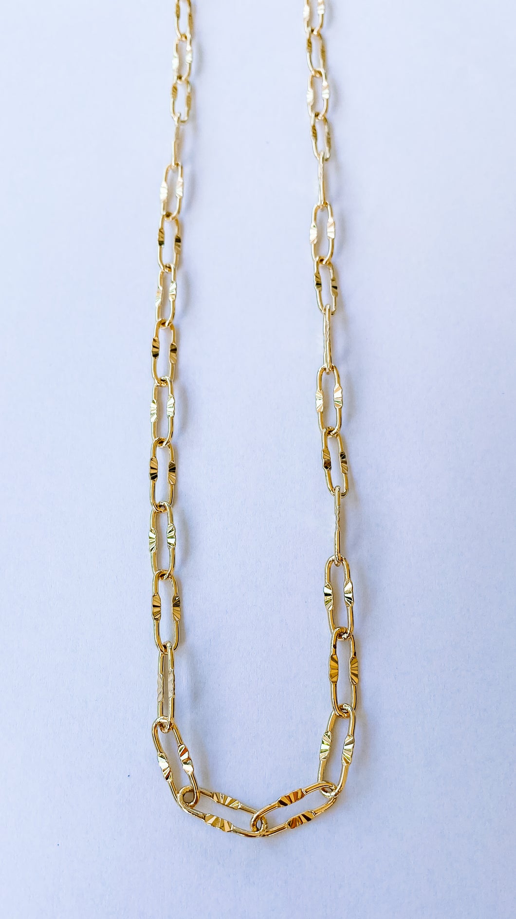 Sunburst chain necklace