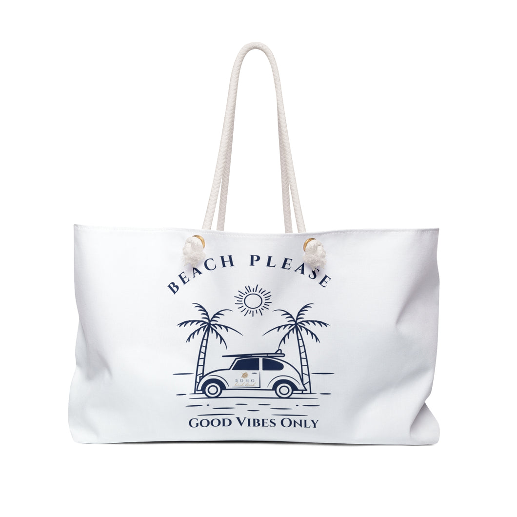 Beach Please Weekender Tote