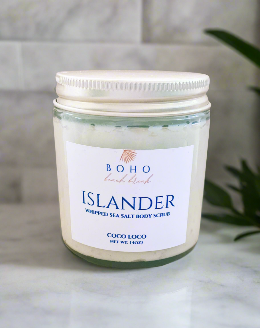 Islander whipped sea salt body scrub