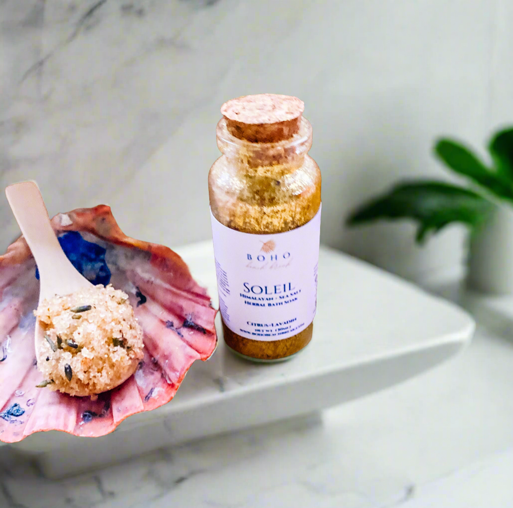 Soleil herbal bath salt soak