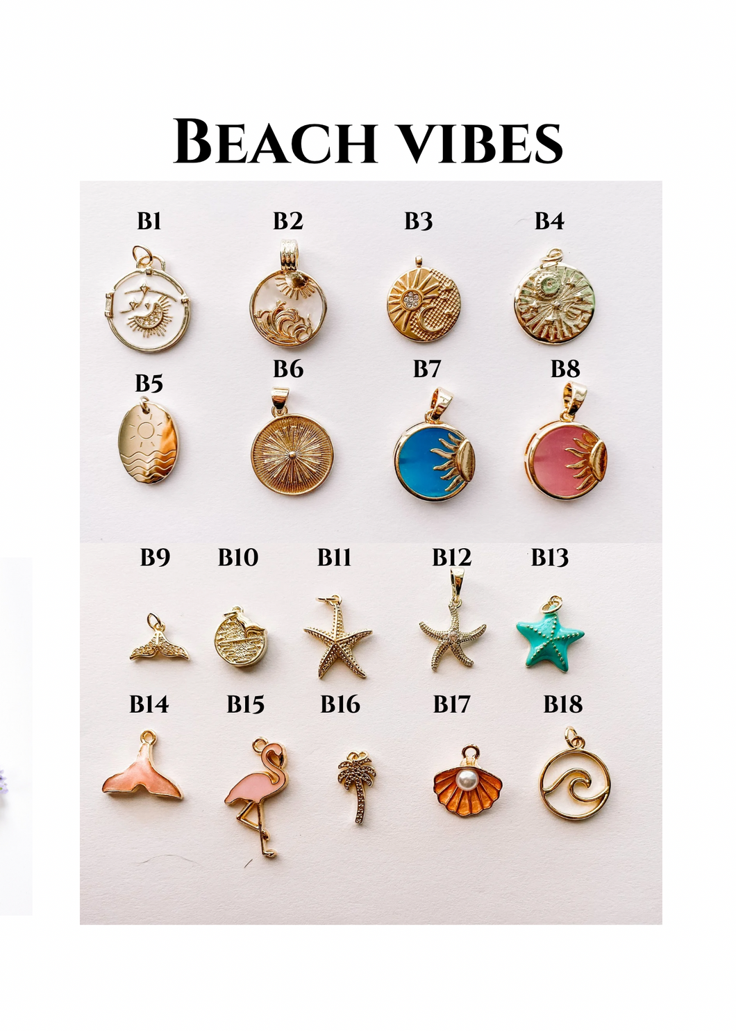 Beach Vibes Charms