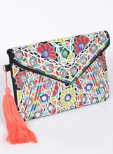 Load image into Gallery viewer, Boho Chic clutch/cross body bag
