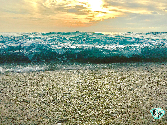 Sunrise & Waves on Juno Beach picture print