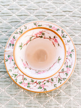 Load image into Gallery viewer, Vintage porcelain tea cup and saucer
