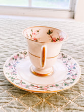 Load image into Gallery viewer, Vintage porcelain tea cup and saucer
