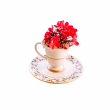 Load image into Gallery viewer, Vintage porcelain tea cup and saucer
